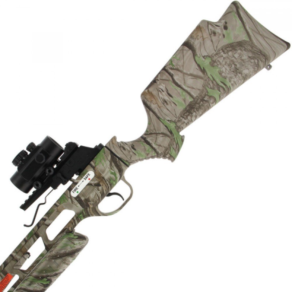 175lb Jaguar Crossbow Rifle Camouflage Or Black Kit With Red Dot Sight